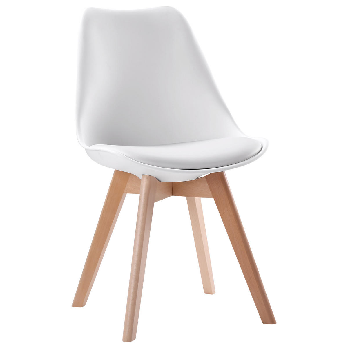 STÜHLE Nora Weiß 4er-Set - Weiß, Kunststoff (49/81/52cm) - Happy Garden