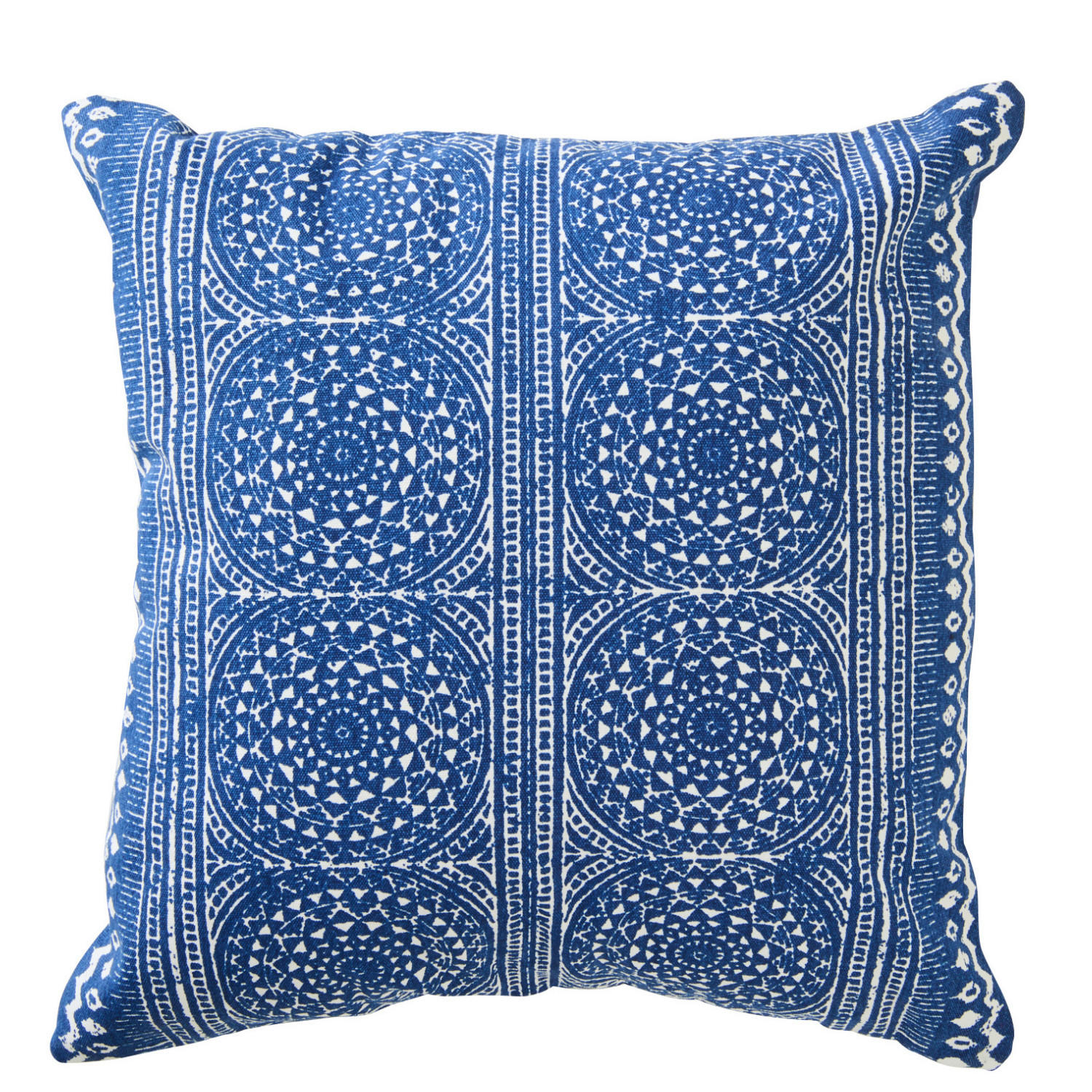 KISSEN MOSAIK BW Blau - Blau, Textil (45/45cm) - J-Line