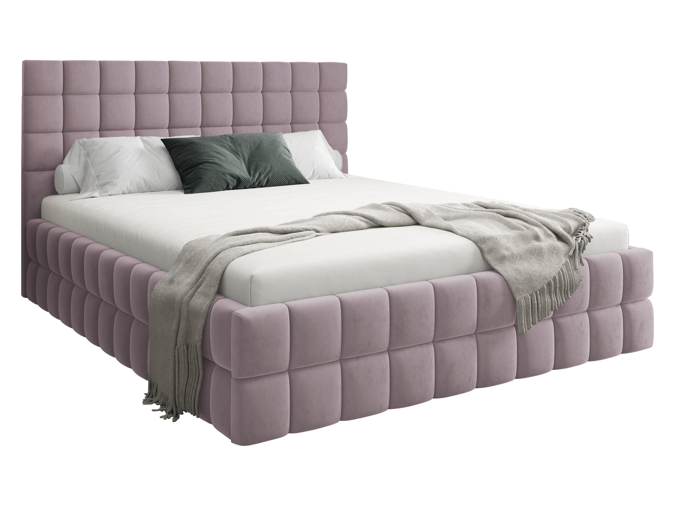 POLSTERBETT Ardea - Rosa, Holz/Textil (180/200cm) - MIRJAN24
