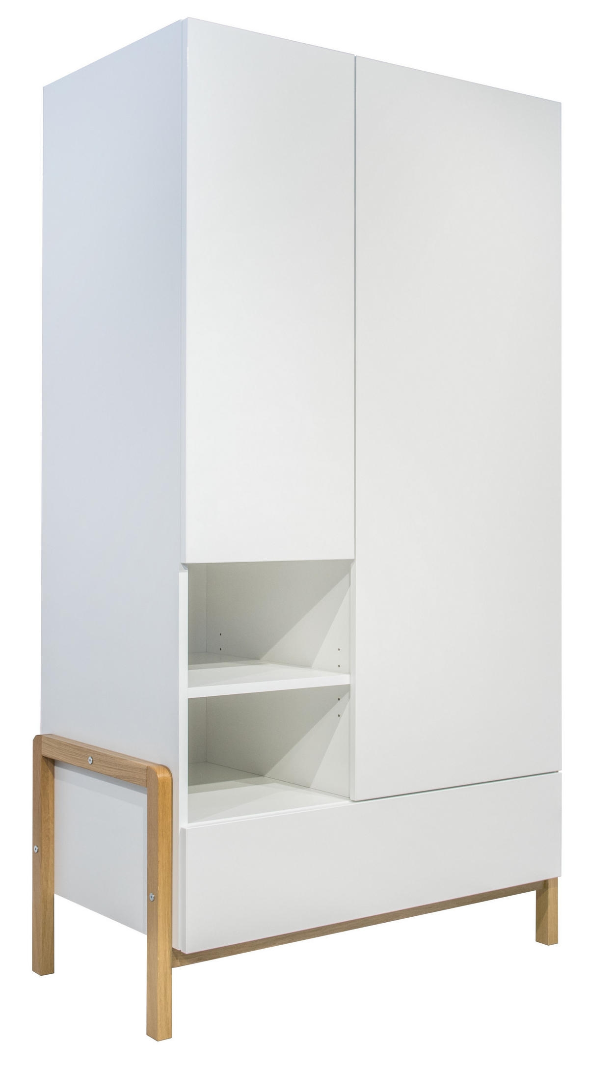 KINDERKLEIDERSCHRANK Victor 180/55/100 - Weiß, Holzwerkstoff (180/55/100cm) - Kocot Kids