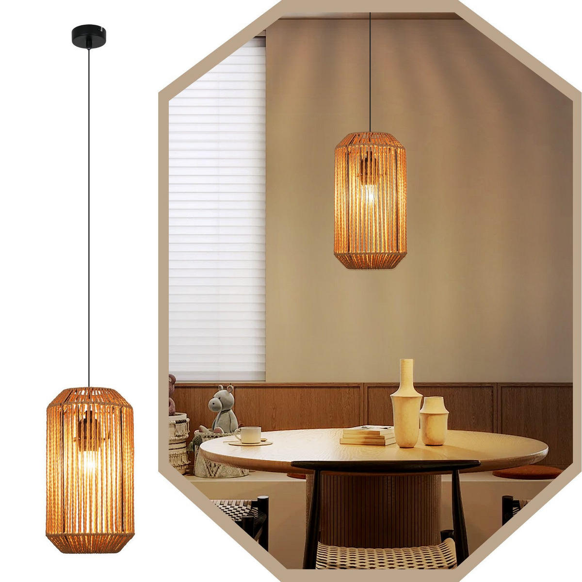 KRONLEUCHTER Lichtar 16.0/16.0/154.5 cm - Schwarz, Metall (154.5/16/16cm) - ZMH