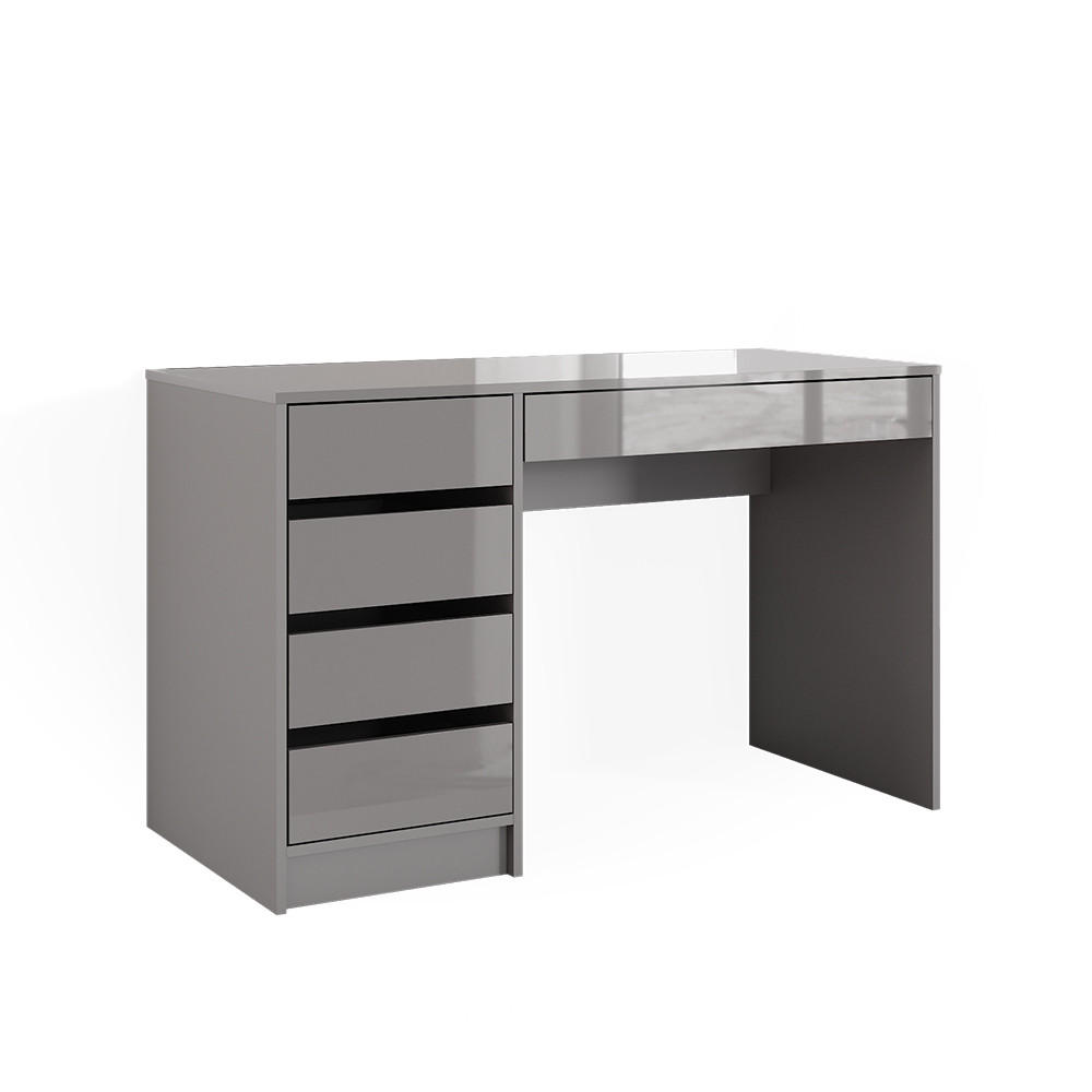 SCHMINKTISCH Sherry Grau 120 cm ohne Spiegel - Grau, Holzwerkstoff (120/55/75cm) - Vicco