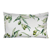 KISSENHÜLLE Italy Collection Oliven 30/50 cm - Ecru/Multicolor, Textil (30/50cm) - beties Heimtextil