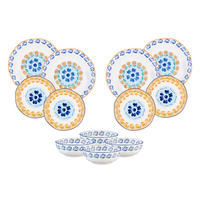 SERVICE Die Essentials Napoli - 12er-Set - Zitrusfrucht - Weiß, Keramik (27.5/2.3/27.5cm) - Björn