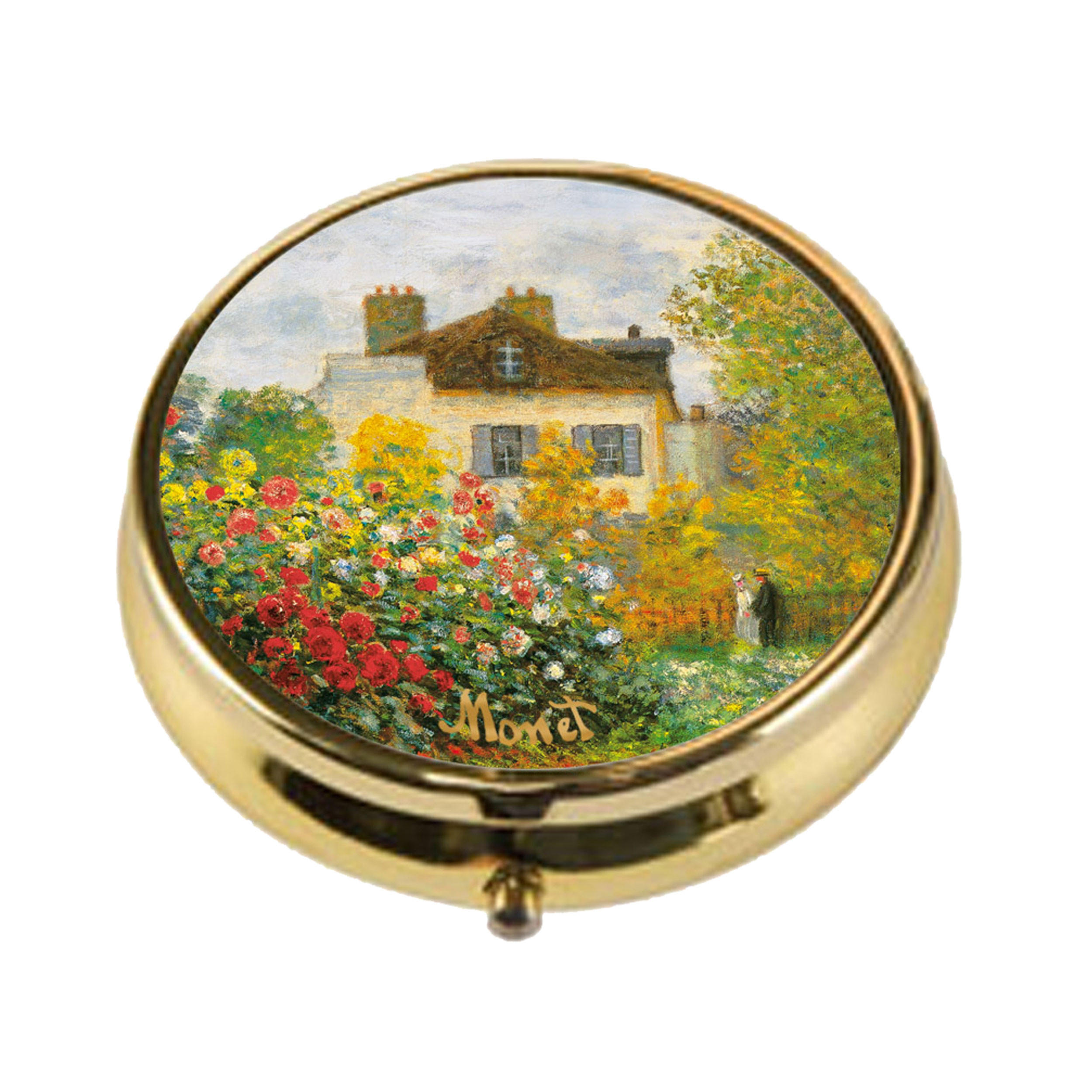 PILLENDOSE Claude Monet - Das Künstlerhaus, Metall-Kombi, Bunt - Multicolor, Metall (5/1.5/5cm) - Goebel
