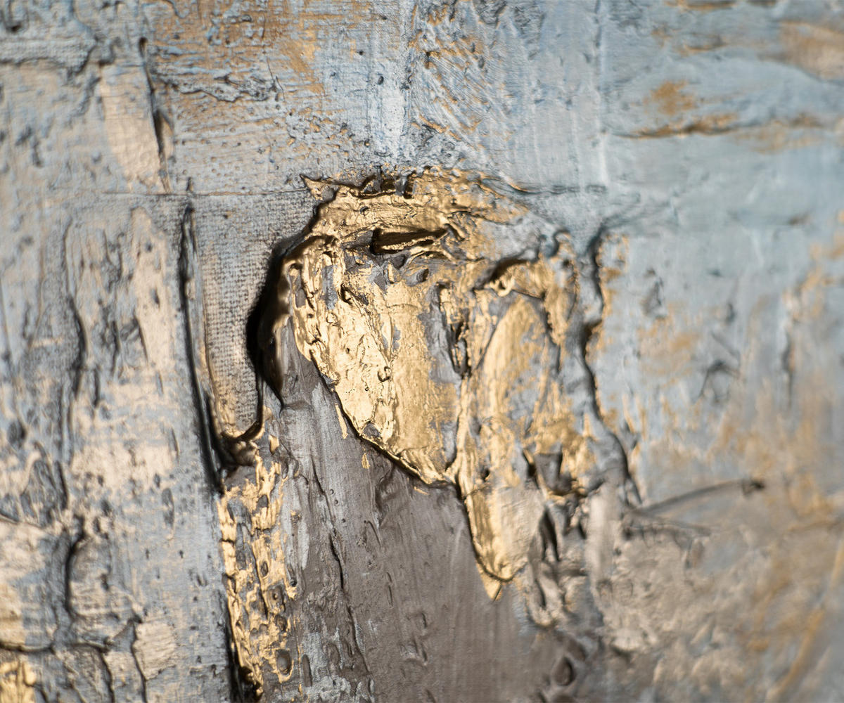 GEMÄLDE Glanz und Eleganz Schattenfugenrahmen Beige 140x100 cm - Beige, Holz (140/100cm) - YS-art gallery