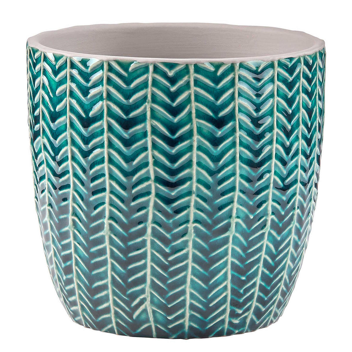 BLUMENTOPF Greenday - Grün, Keramik (13cm) - Butlers