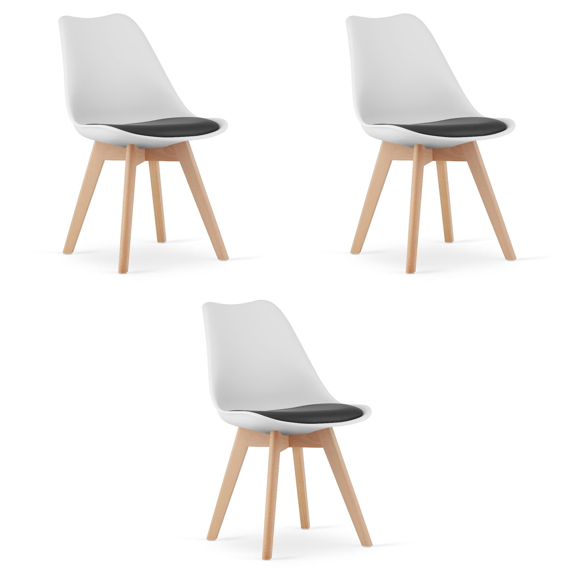 Valora Esszimmerstuhl Schwarz 49x82x43 cm