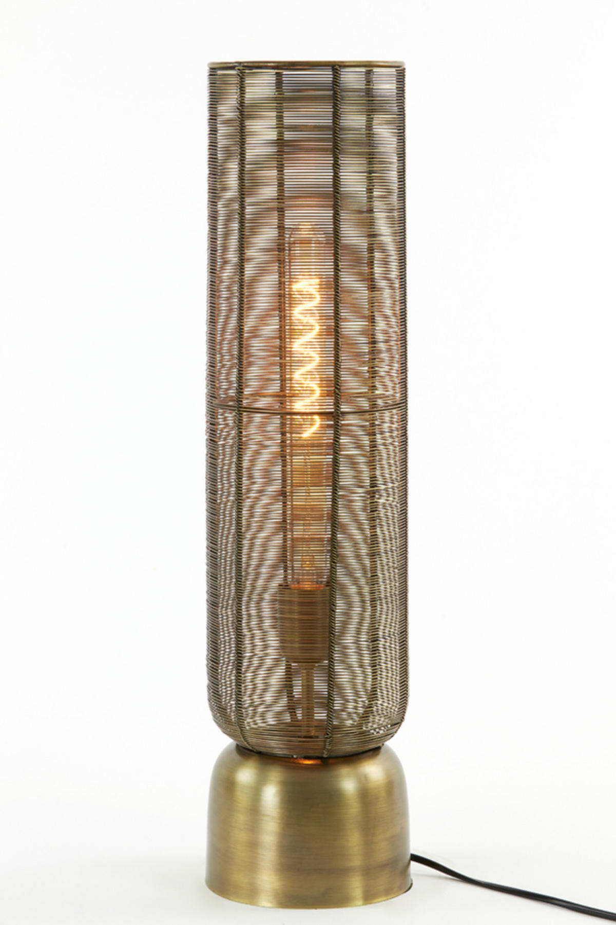 TISCHLAMPE Lezuza Bronze Ø15,5/60,5 cm - Bronzefarben, Metall (15.5/15.5/60.5cm) - Light & Living