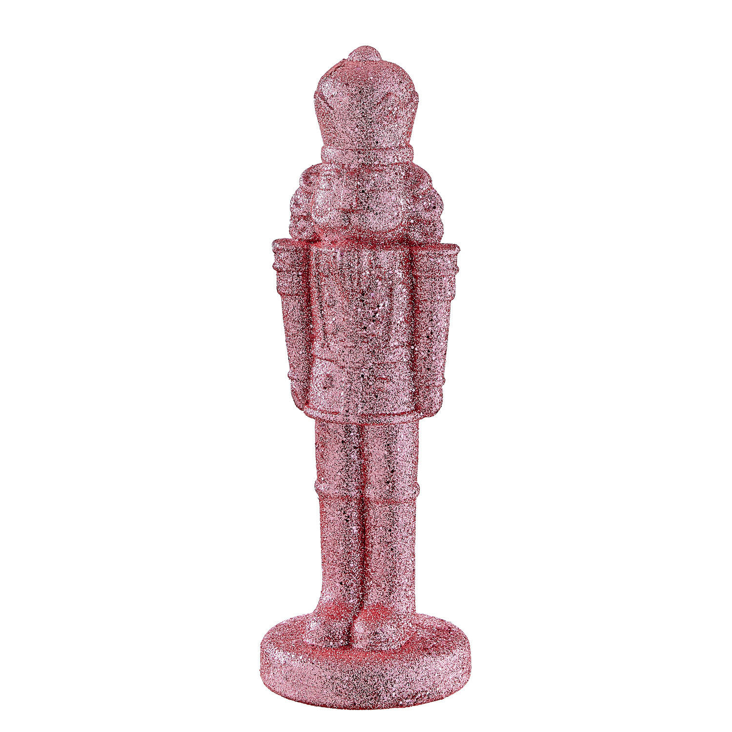 NUSSKNACKER X-Mas beflockt - Pink, Kunststoff (11/32/11cm) - Butlers