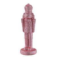 NUSSKNACKER X-Mas beflockt - Pink, Kunststoff (11/32/11cm) - Butlers