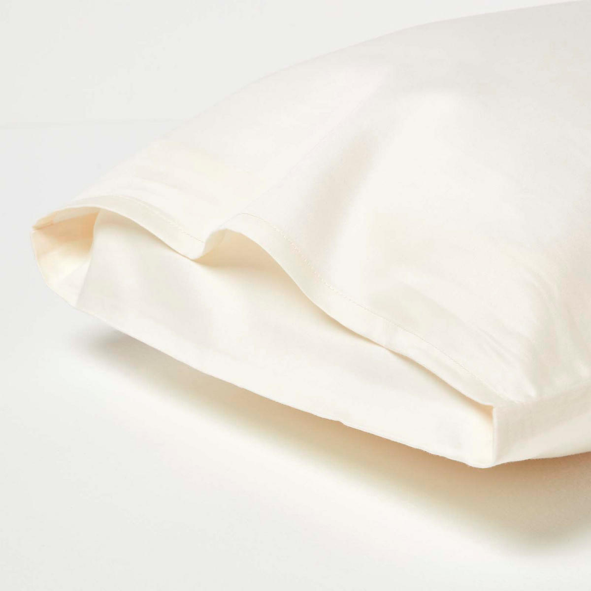 KINDER-KISSENBEZÜGE 2er-Set, Bio-Baumwolle - Creme, Textil (40/60cm) - Homescapes