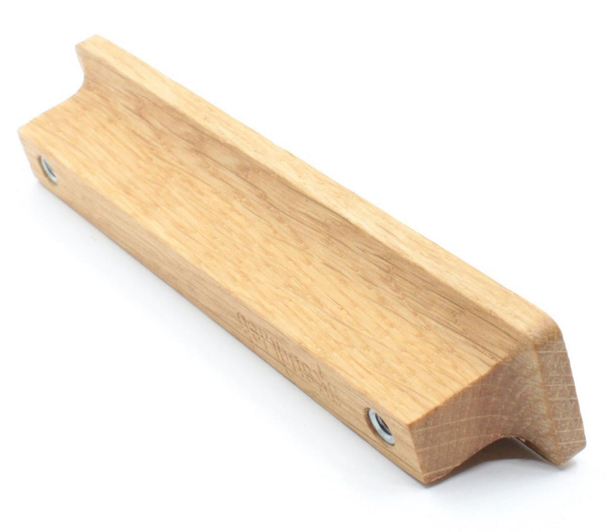 MÖBELGRIFF BA 850mm, Griffleiste Eiche massiv, Schrankgriff Holz - Naturfarben, Holz (2.4/2.2/88cm)