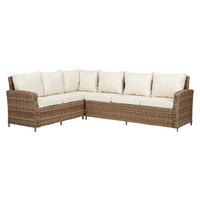 GARTENSOFA, Gram, Natur, Rattan, 203 x 85 x 74 cm - Naturfarben, Naturmaterialien (203/74/85cm) - ebuy24