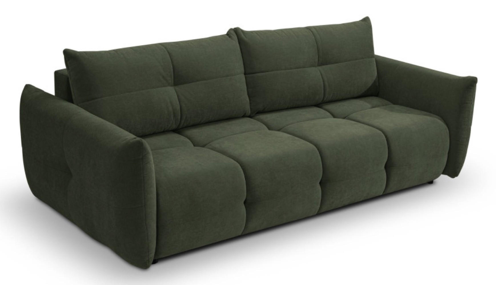 SOFA Grün BASTO Mit Schlaffunktion - Grün, Textil (245/86/110cm) - Sepro Meble