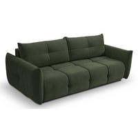 SOFA Grün BASTO Mit Schlaffunktion - Grün, Textil (245/86/110cm) - Sepro Meble