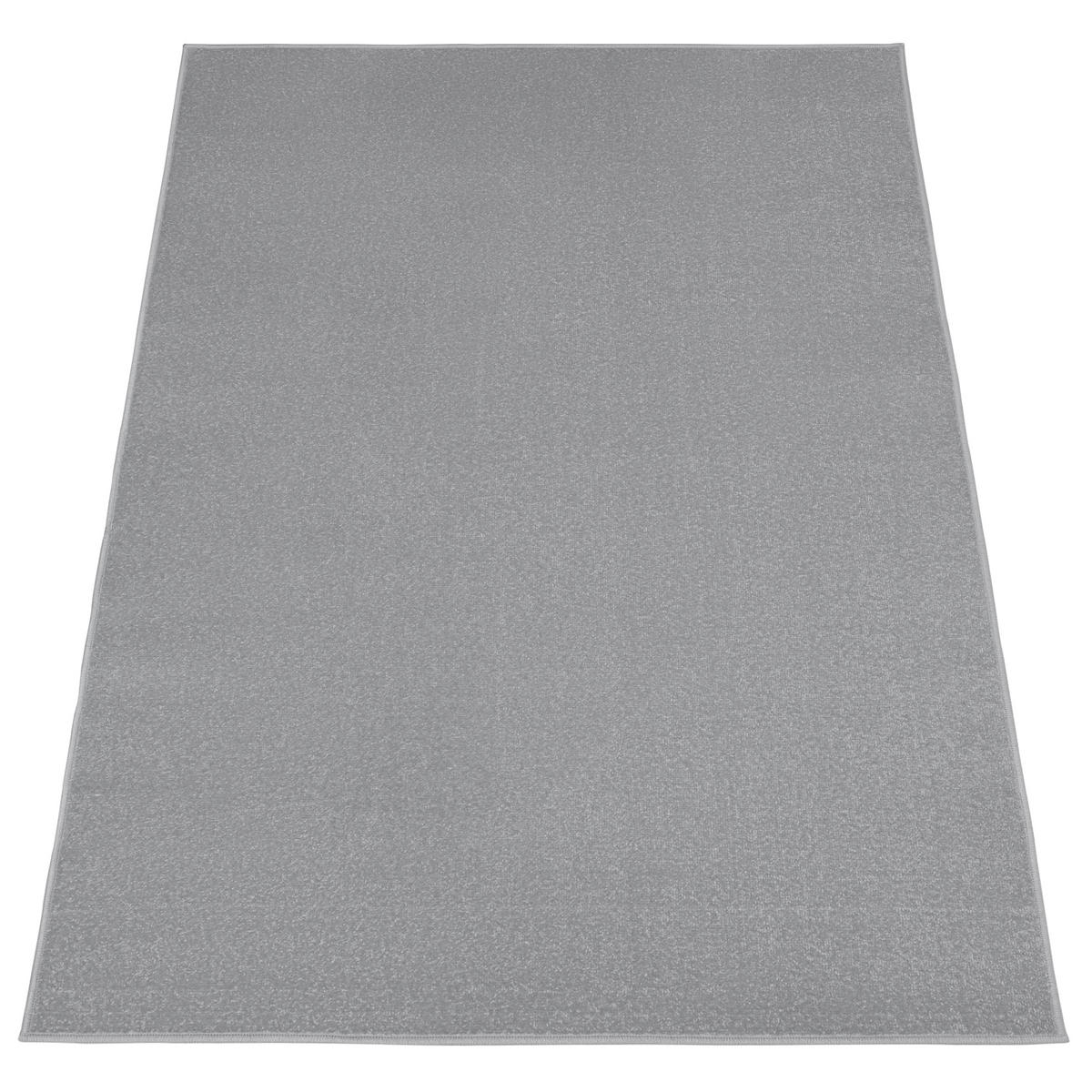 TEPPICH Mono Hellgrau 300/400 cm - Hellgrau, Kunststoff (300/400cm) - Tapiso