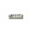 SOFA 3-sitzer Blanche In Puente - Hellgrau, Holzwerkstoff/Textil (240/70/96cm) - Fun Möbel