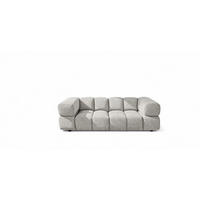 SOFA 3-sitzer Blanche In Puente - Hellgrau, Holzwerkstoff/Textil (240/70/96cm) - Fun Möbel