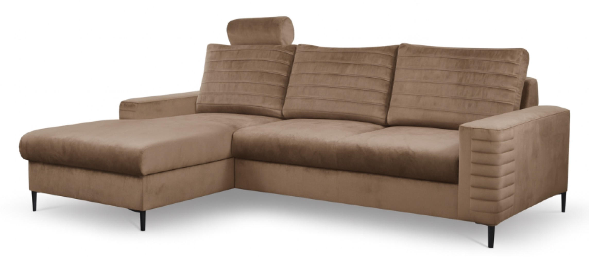 Sepro Meble Ecksofa Braun 253x165 cm
