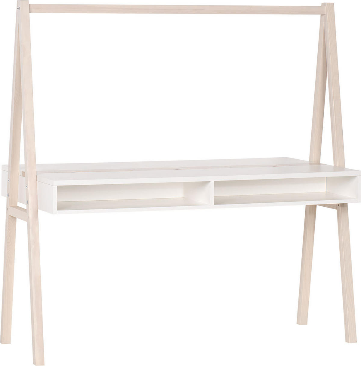 SCHREIBTISCH SPOT - Weiß, Holzwerkstoff (75/148/150cm)