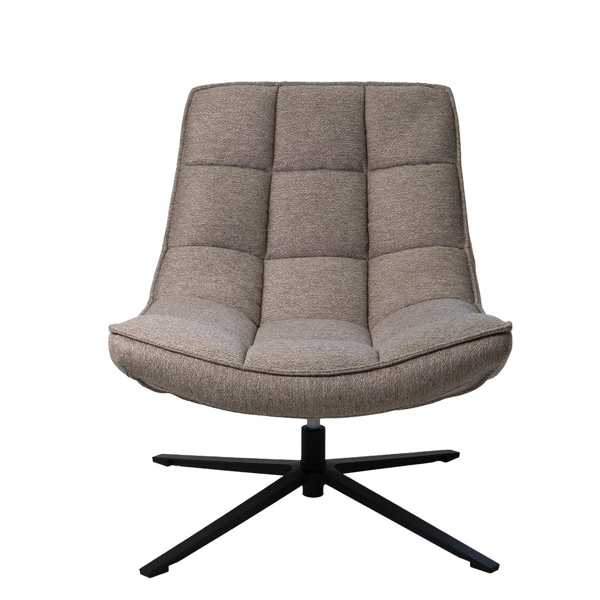 SESSEL aus Stoff, taupe - Taupe, Textil (86/84/74cm) - Giga Meubel