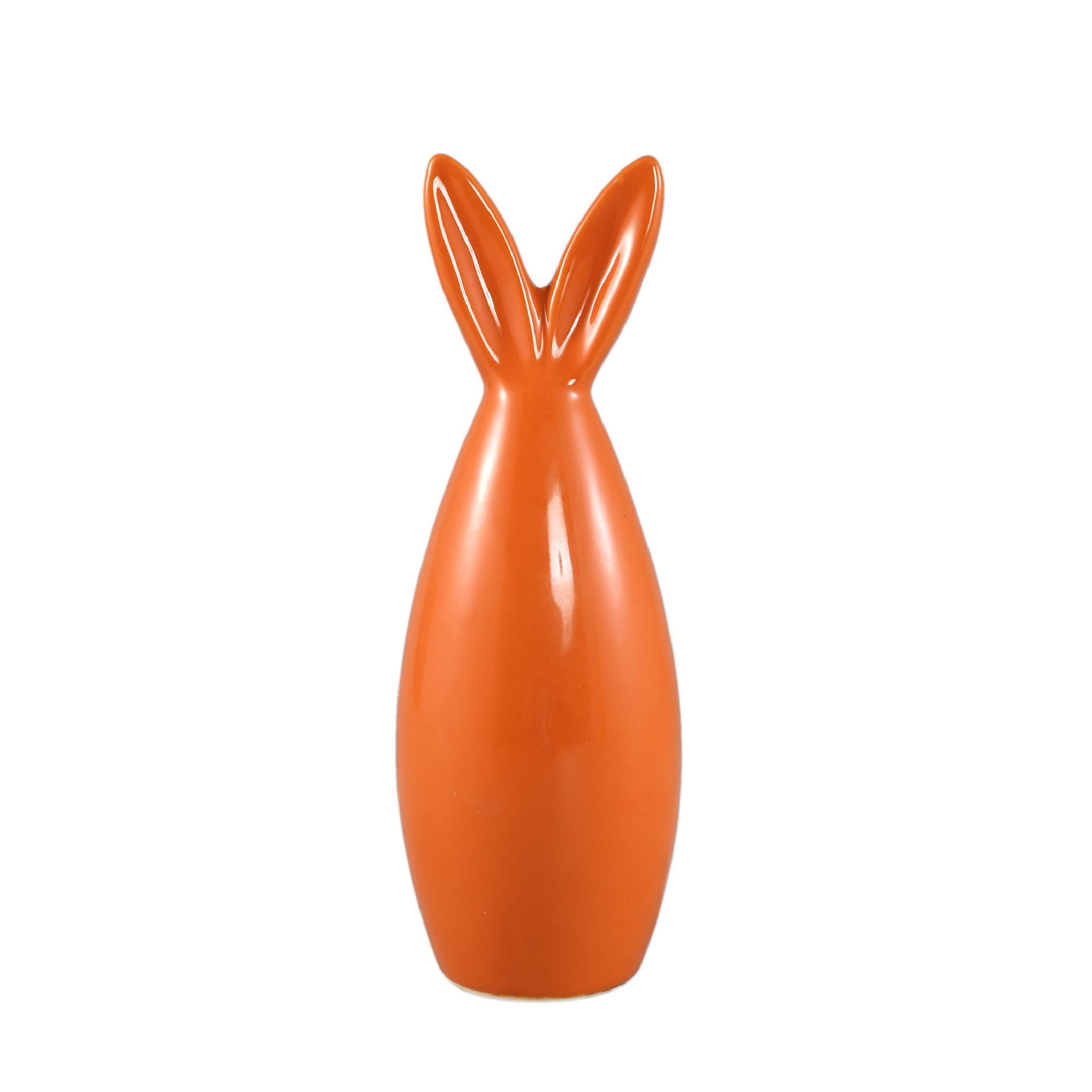 OSTERHASE Raeyan Orange 8.5/8.5/25cm - Orange, Keramik (8.5/25/8.5cm) - PTMD Collection