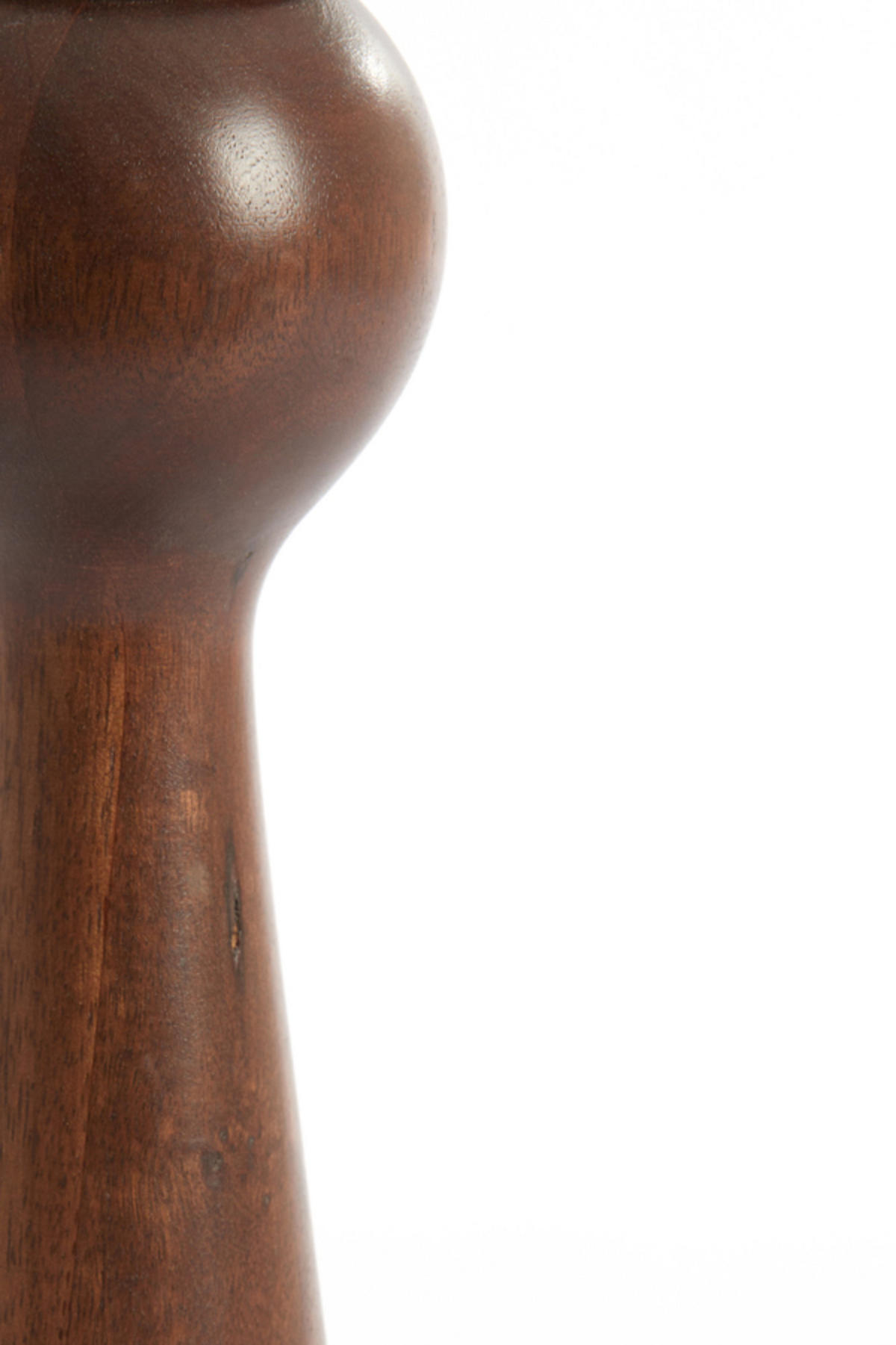 LAMPENFUSS Festina Braun Ø9/33 cm - Rot, Holz (9/9/33cm) - Light & Living