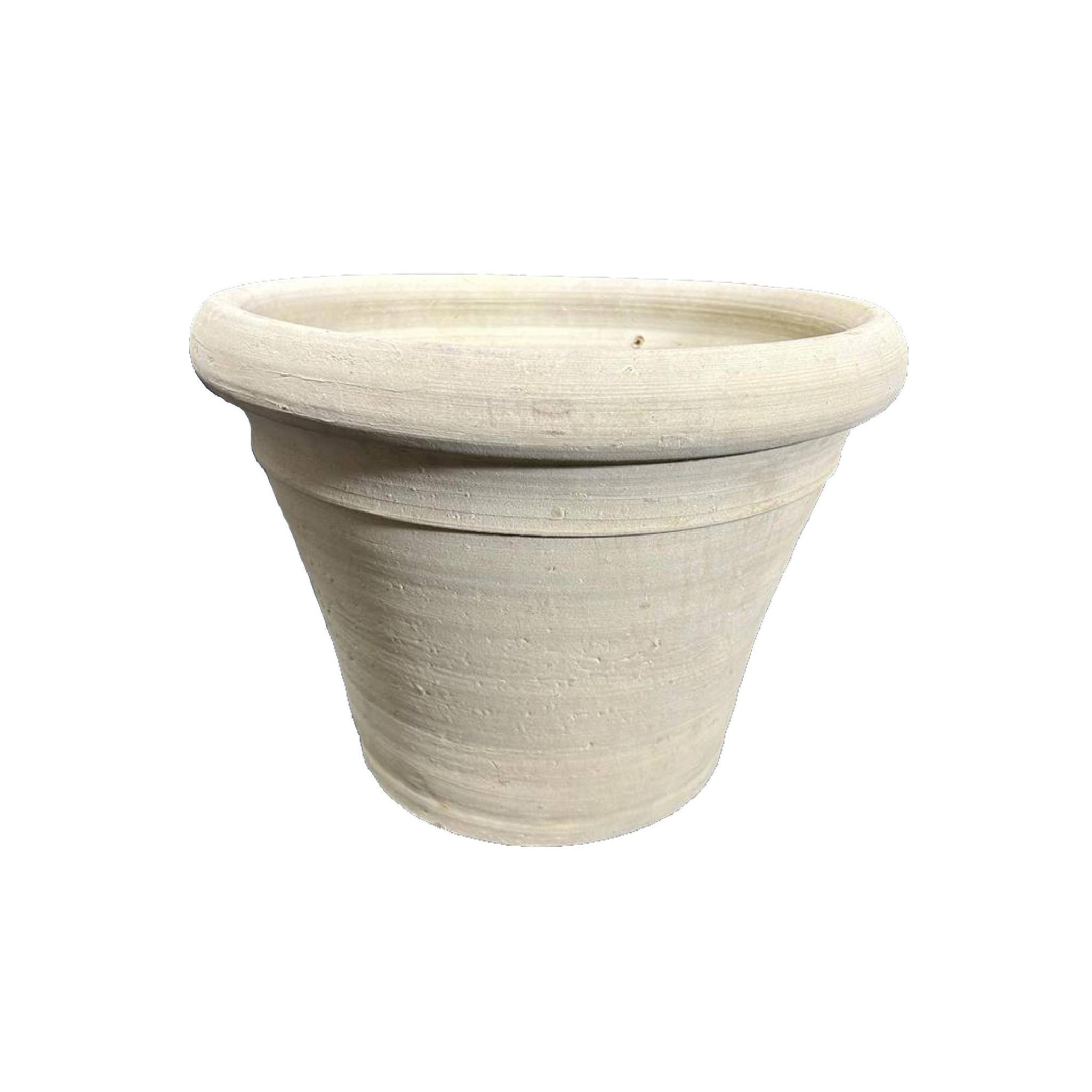 TOPF Alexis Beige 30/30/32cm - Beige, Keramik (32cm) - PTMD Collection