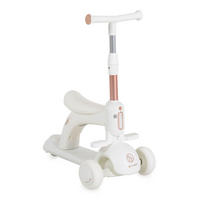KINDERROLLER Velvet Royal 2 in 1 weiß Laufrad Musik- und Lichteffekte Fußstütze - Weiß, Kunststoff (55/31/60cm)