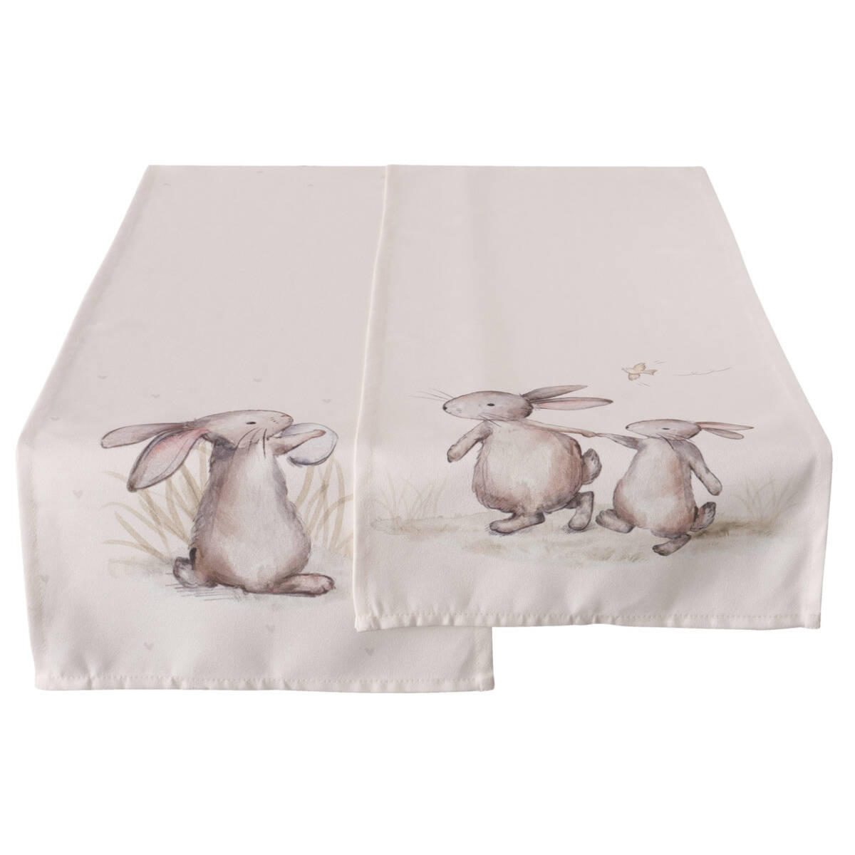 OSTERLÄUFER Knuffi 140/40 cm - Beige, Textil (40/140cm) - Boltze Home