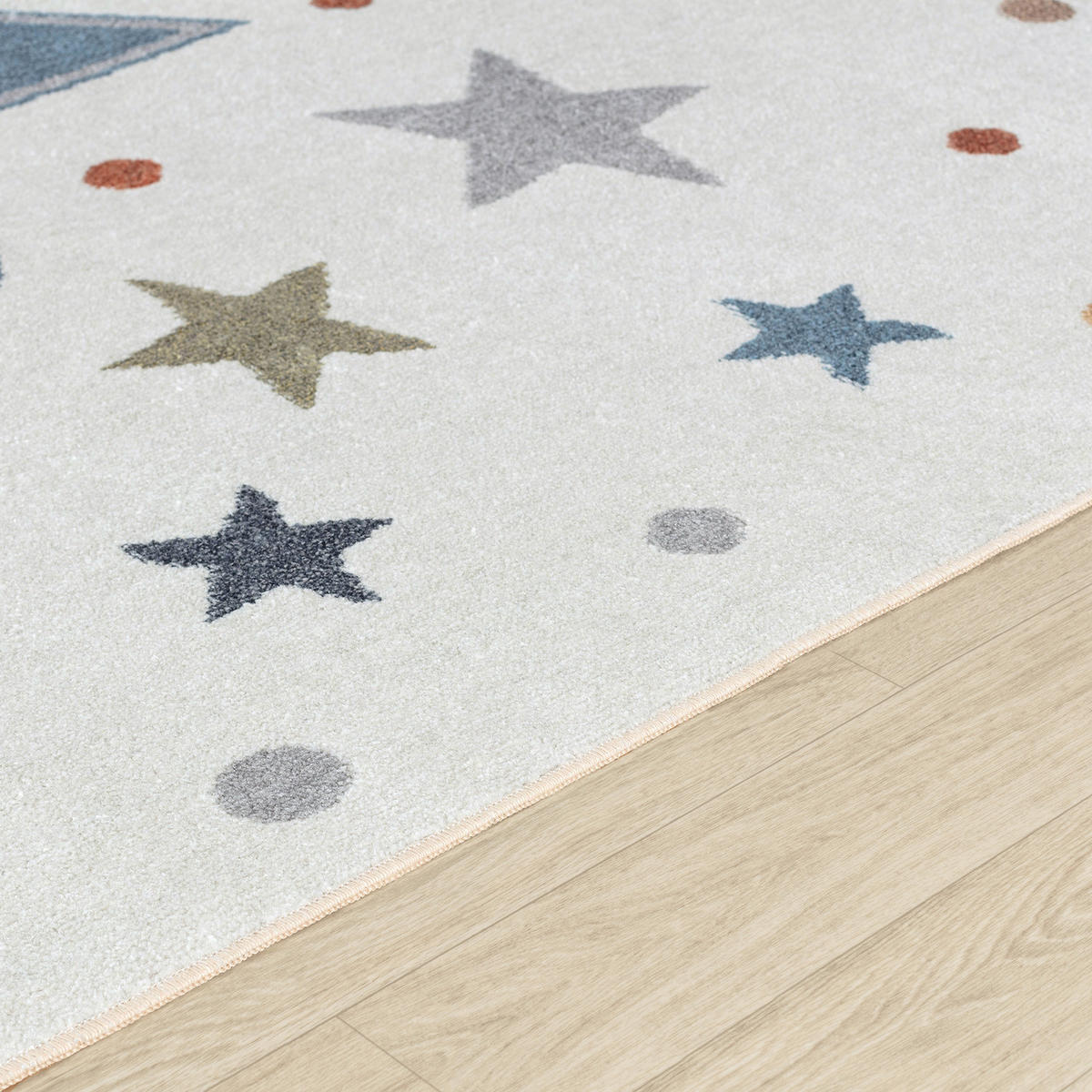KINDERTEPPICH Maschinenwaschbar 120x170 cm Beige - Beige, Naturmaterialien/Textil (120/170cm) - LIVABLISS