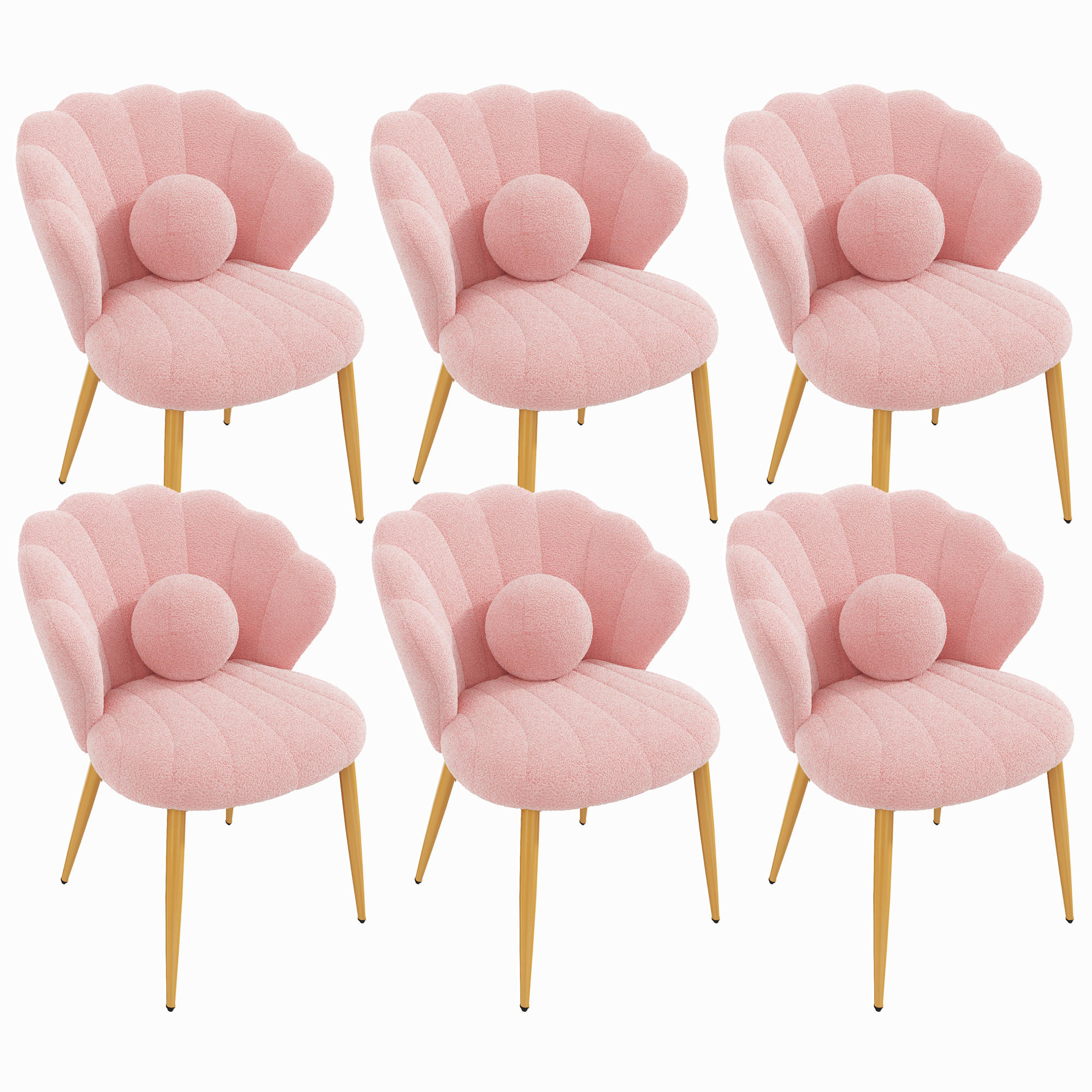 ComfortXL Stuhl-Set Pink 62.5x83x60 cm