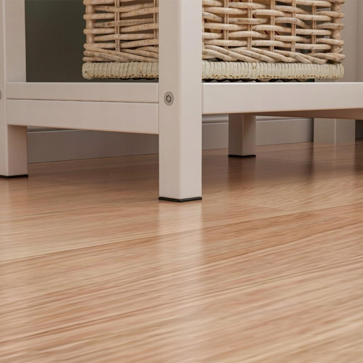 NACHTTISCH weiß 45/68/30 cm - Weiß, Holzwerkstoff (40/68/30cm)