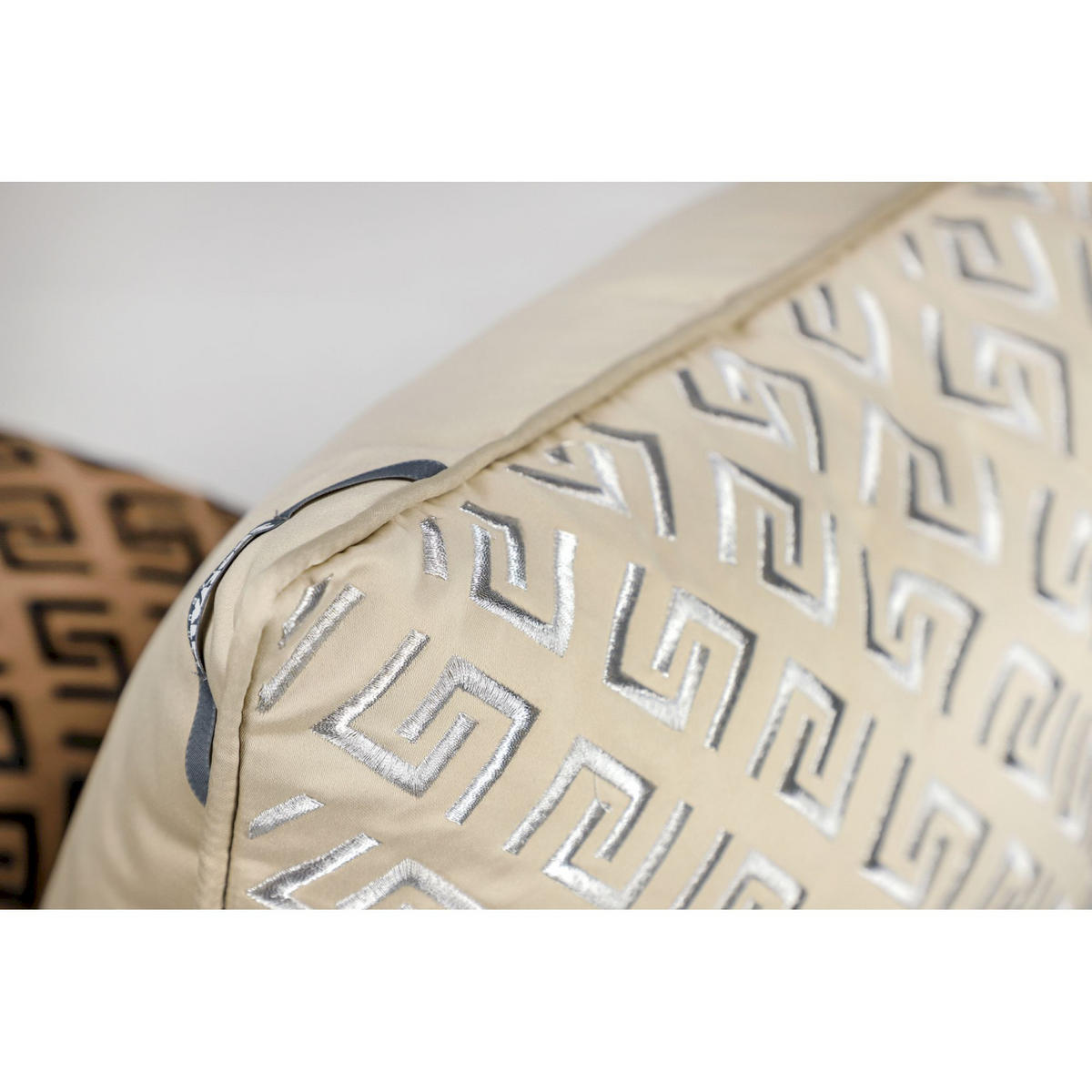 ZIERKISSENHÜLLE GRAPHIC - Beige, Textil (45/45cm) - Sportalm Kitzbühel