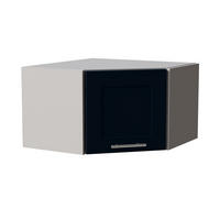 ECKHÄNGESCHRANK Oslo W10/60/36 Grau / Indigo Matt 60 / 60 / 36cm - Dunkelblau/Grau, Holz/Holzwerkstoff (60/36/60cm) - Feldmann-Wohnen
