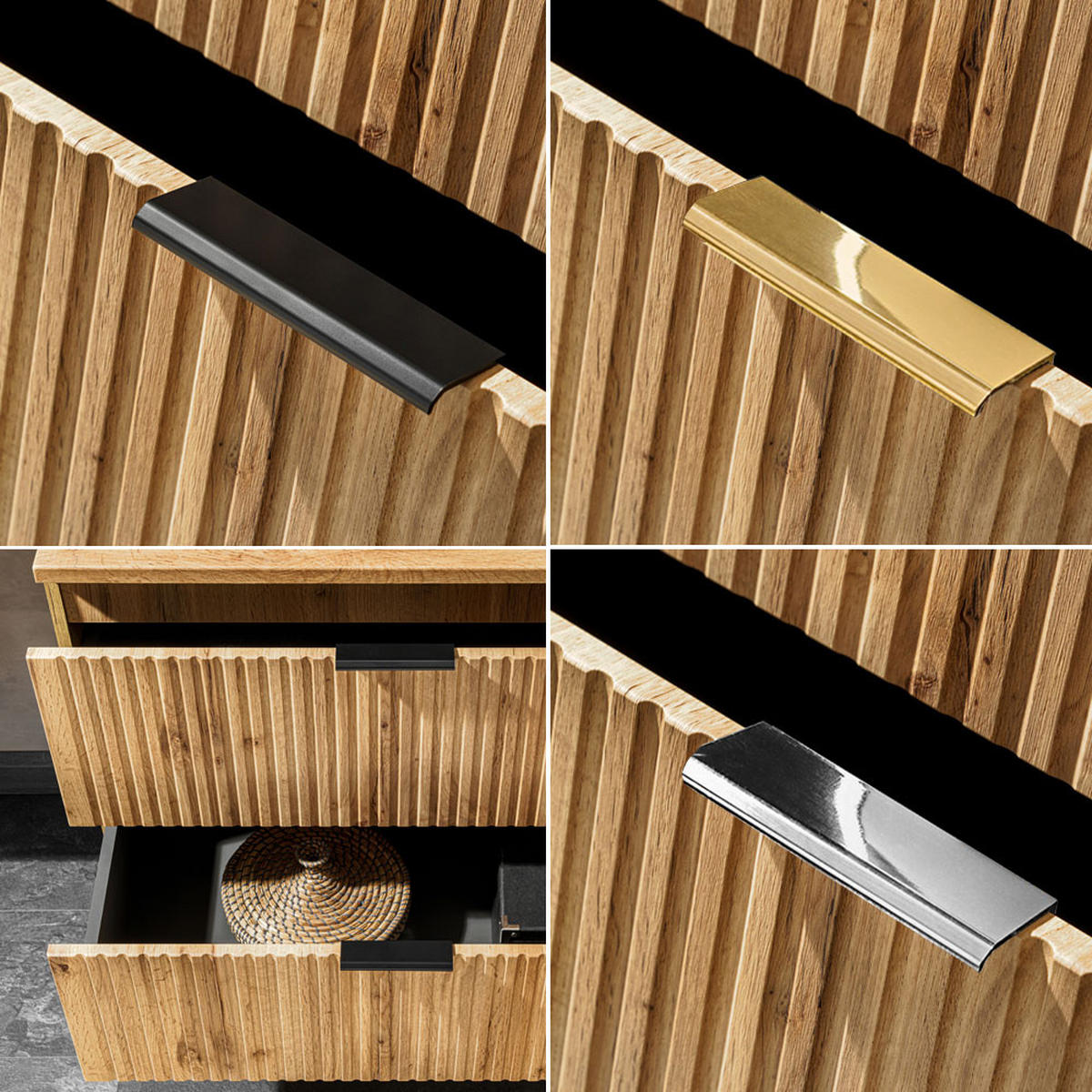 WASCHTISCH Adelaide-56 - Braun, Holzwerkstoff (121/73/47cm) - Lomado