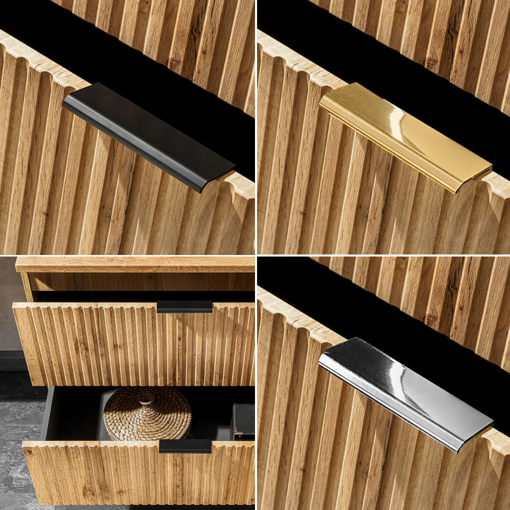 Lomado BADMÖBEL-SET Braun 160cm × 47cm × 200cm
