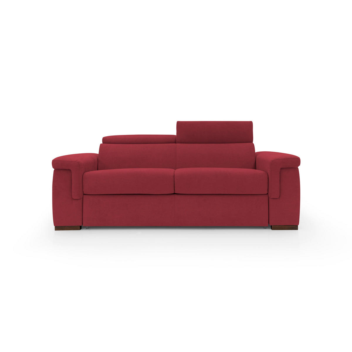 SCHLAFSOFA Giunone - Rot, Textil (240/100/95cm) - Divani.store