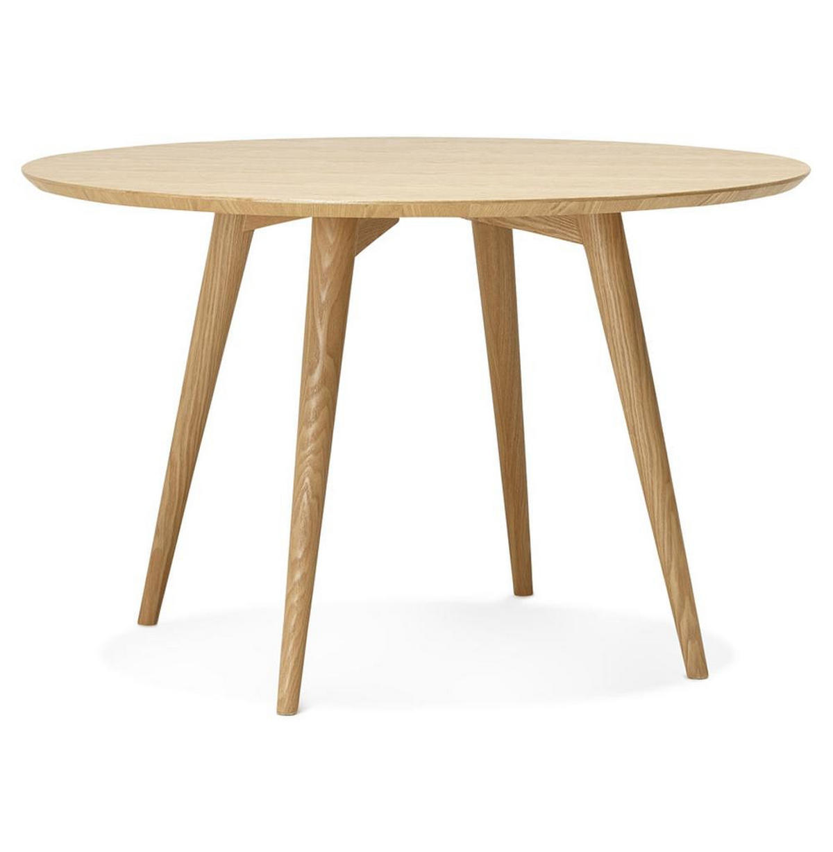 ESSTISCH Rund Holz Skandi-Stil Langlebig Ø120 LIRAXO, Beige 120x120x75 cm - Beige, Holz/Holzwerkstoff (120/120/75cm) - KADIMA DESIGN