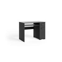 SCHREIBTISCH ALBANO 105x56x75 cm Bürotisch Computertisch, Schwarz - Schwarz, Holzwerkstoff (56/105/75cm) - MASSENO