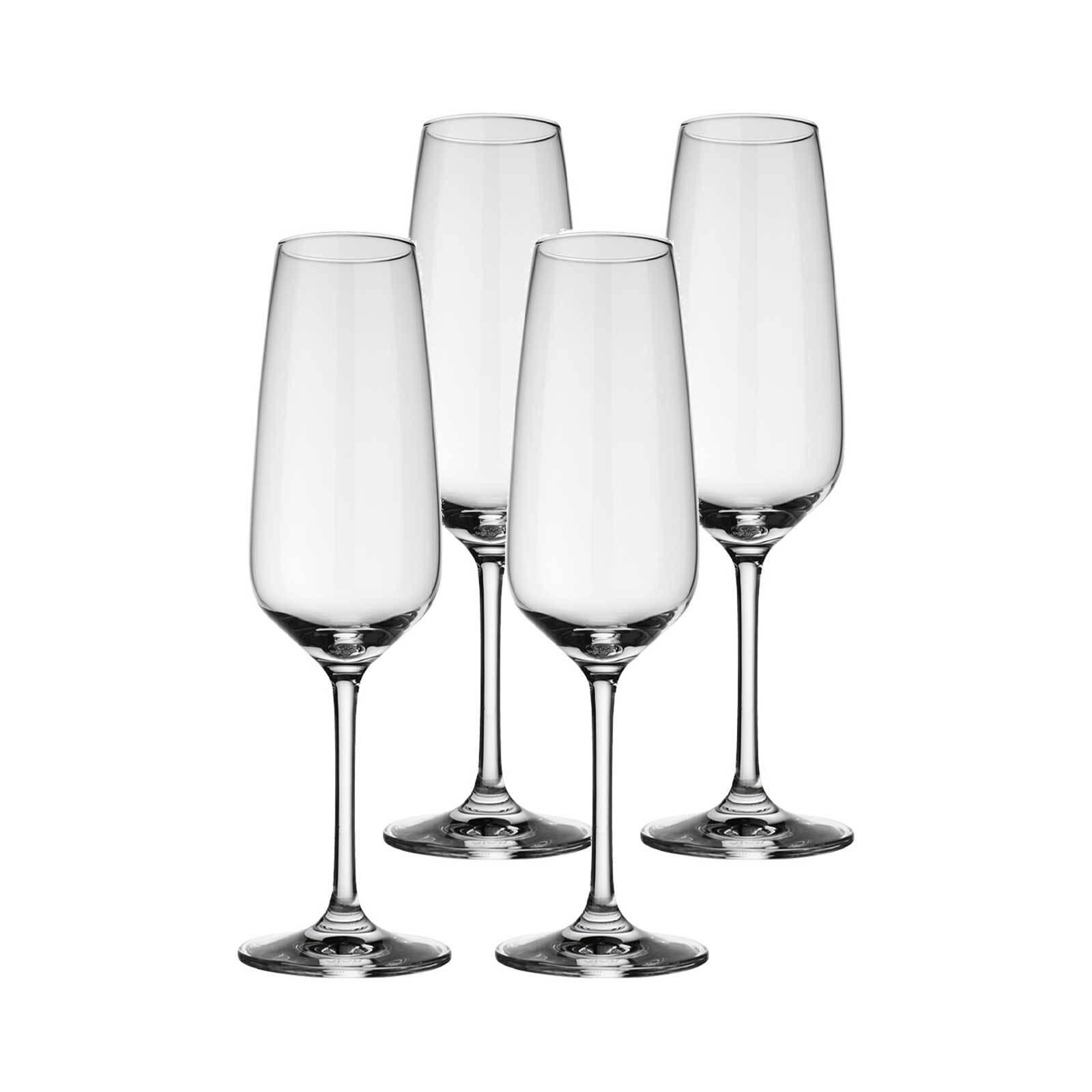 SEKTGLÄSER Voice Basic transparent 360 ml 4er Set - Transparent, Glas (0.001L) - Villeroy & Boch