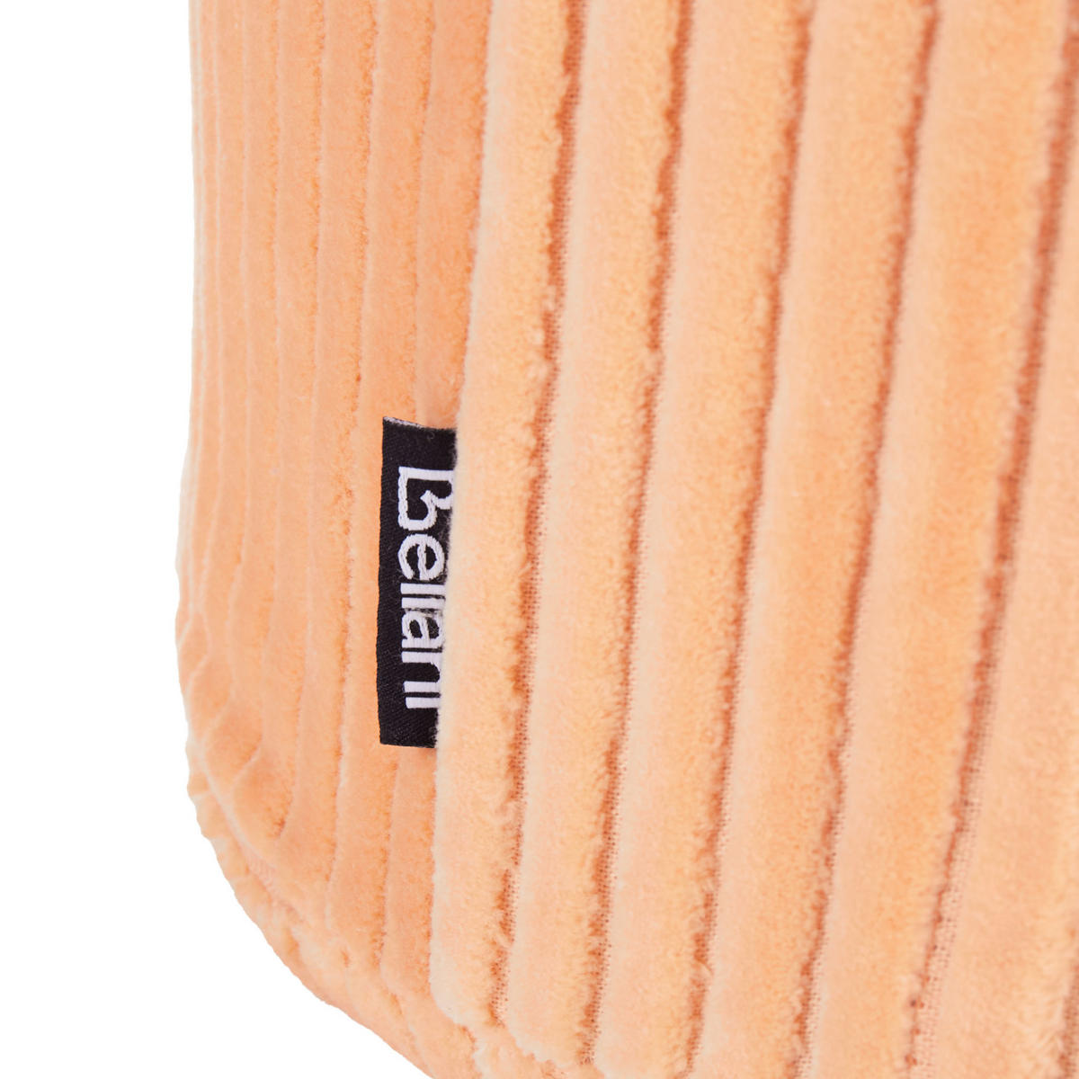 POUF Pfirsichrosa Zikria - Pink, Textil (40/25/40cm) - Beliani