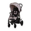 KINDERWAGEN Insta hellbraun Fußabdeckung, Federung, Korb, Gurt, klappbar - Braun, Metall (87/53/105cm) - Chipolino