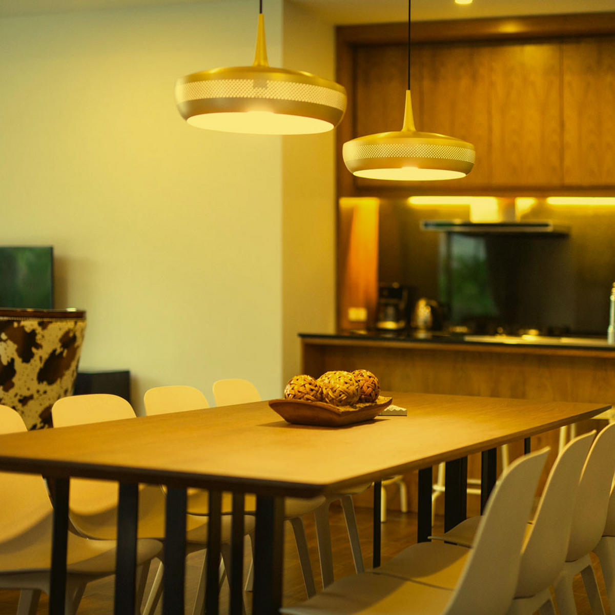 LED LEUCHTMITTEL RGB E14 Fernbedienung - Weiß, Glas (4.7/8.8cm)