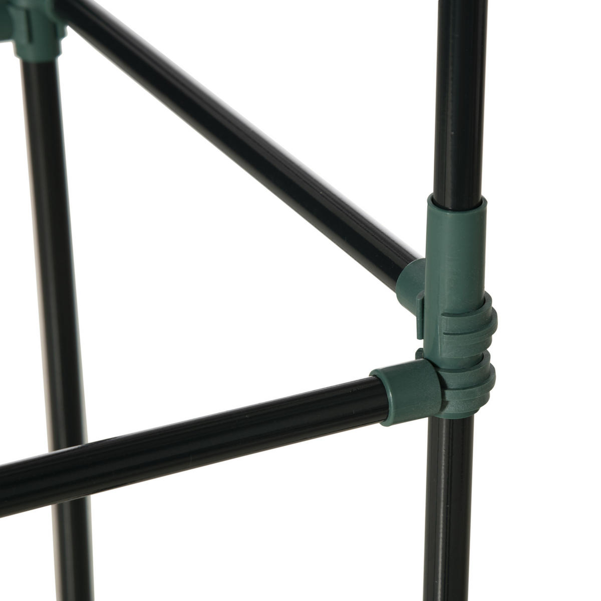 HOCHBEET DE-12116 mit Rankhilfe 180/90/29,5 cm Anthrazit - Dunkelgrau, Metall (180/29.5/90cm) - ComfortXL