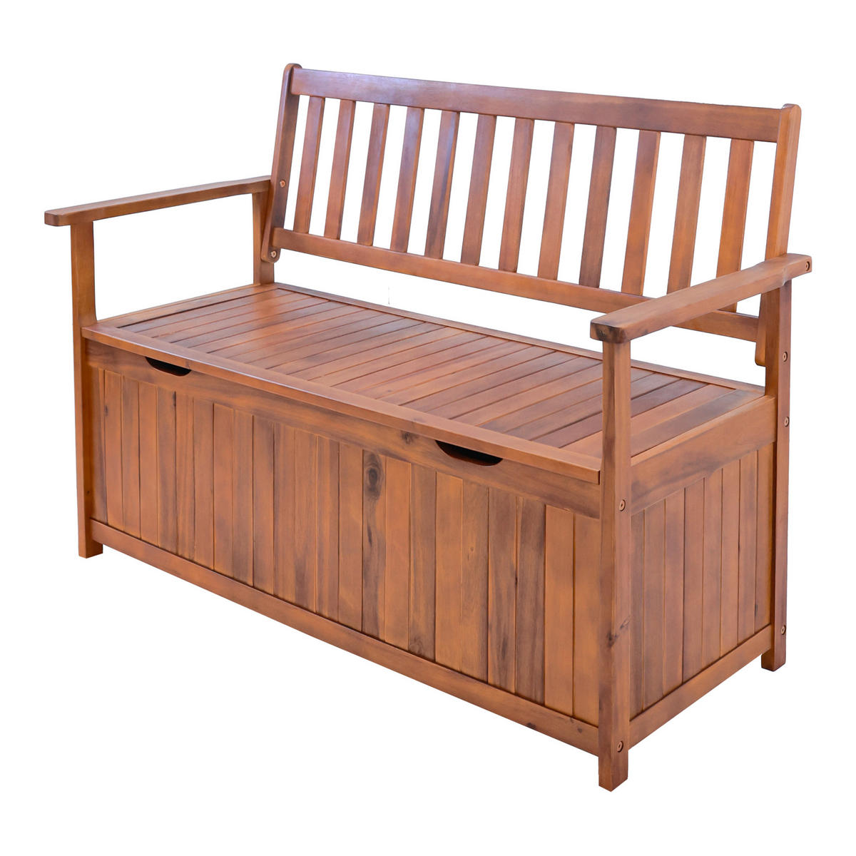 GARTENBANK Avezzano - Akaziefarben, Holz (60/88/130cm) - [en.casa]