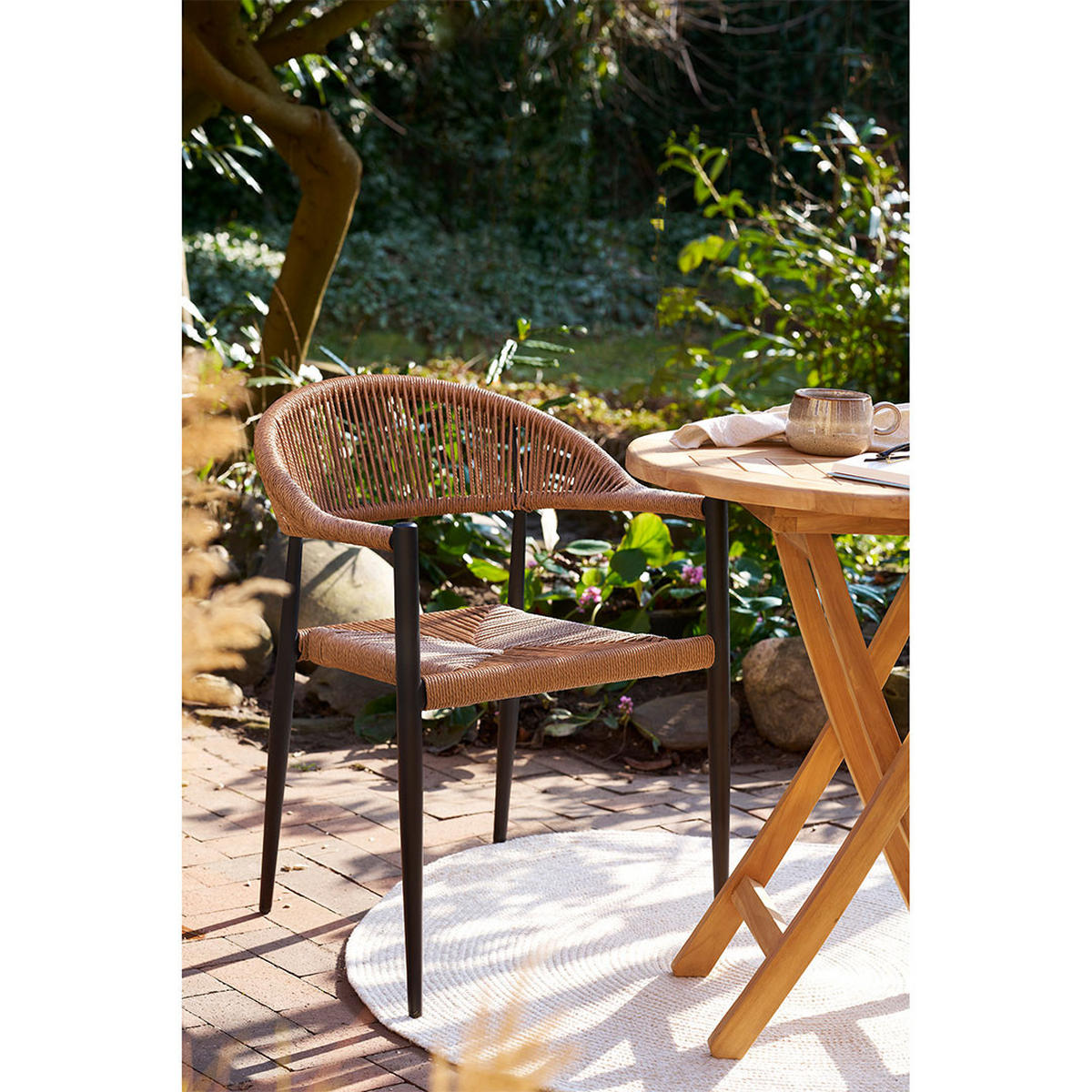 GARTENSTUHL, Canari, Stühle Natur, Rattan, 57 x 60 x 78 cm - Naturfarben, Naturmaterialien (57/78/60cm) - ebuy24