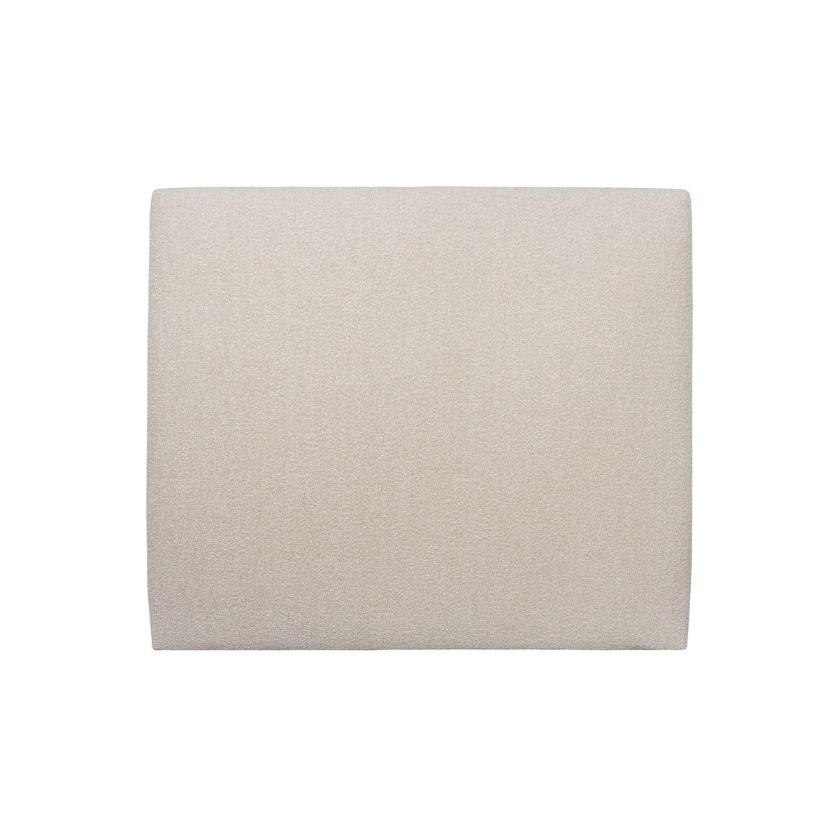 KOPFTEIL gepolstertes – hellbeiger Bouclé-Stoff - 180 cm - Beige, Karton/Holz (180/120/10cm) - Sommeil de Plomb