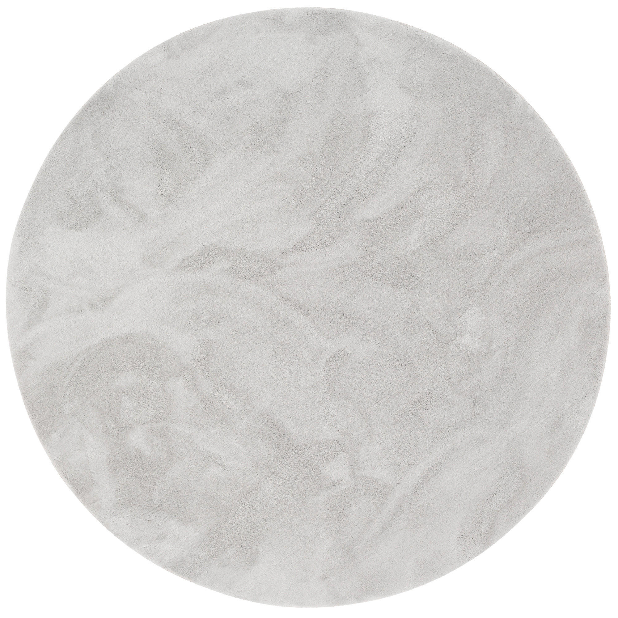 FELLTEPPICH SUPER SOFT PEARL RUND - Grau, Textil (200/200cm) - Pergamon